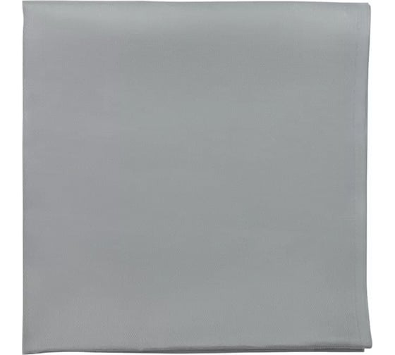 Скатерть Tkano Essential серый, с фактурным жаккардовым рисунком, из хлопка, 180x180 см TK21-TC0011
