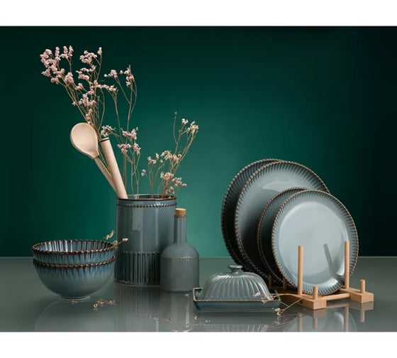 Набор из двух тарелок Tkano Kitchen Spirit темно-серый, 26 см TK22-TW_PL0003