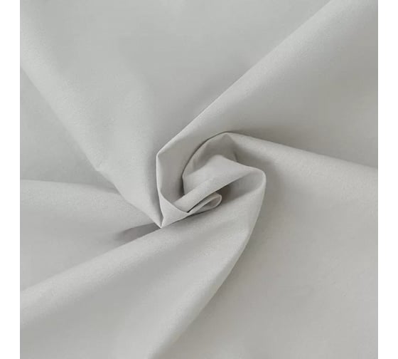 Штора из хлопка с помпонами Tkano Essential серо-синий, 150x290 см TK23-CUR0001