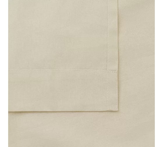 Двойная штора из хлопка Tkano Essential базовая, бежевый, 150x290 см TK23-CUR0004