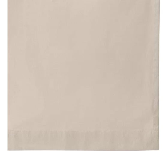 Штора из хлопка с помпонами Tkano Essential бежево-серый, 150x290 см TK23-CUR0002