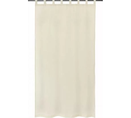 Штора из хлопка и льна Tkano Essential кремовый, 150x290 см TK23-CUR0007