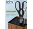 Подставка для ножей Lara универсальная квадрат Soft touch LR05-102 Wood 5