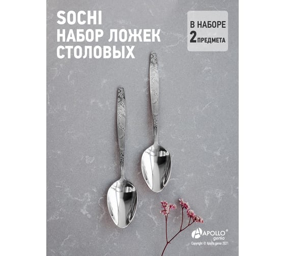 Набор столовых ложек APOLLO genio Sochi 2 предмета SCH-42