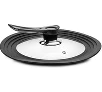 Крышка универсальная APOLLO с силиконовым ободком Quattro 22/24/26/28 см QUT-22