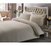 Комплект постельного белья TAC PREMIUM BASIC STRIPE евро, KREM, крем 3706-17190
