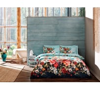 Комплект постельного белья TAC DIGITAL SATEN семейный, LUMINA, голубой 2097-81351