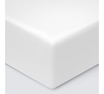 Простыня на резинке Ecotex ПРСС18 Моноспейс сатин, 180x200x23, белая 4680088206066 ПРСС18/белая