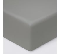 Простыня на резинке Ecotex ПРСС14 Моноспейс сатин, 140x200x23, антрацит 4680088210414 РСС14/антрацит
