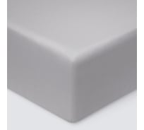 Простыня на резинке Ecotex ПРСС14 Моноспейс сатин, 140x200x23, темно-серая 4680088205199 ПРСС14/темно-серая