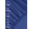 Простыня на резинке Ecotex ПРСС18 Моноспейс сатин, 180x200x23, темно-синяя 4680088207902 ПРСС18/темно-синяя 2