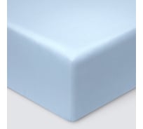 Простыня на резинке Ecotex ПРСС09 Моноспейс сатин, 90x200x23, серо-голубая 4680088205830 ПРСС09/серо-голубая