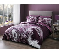 Комплект постельного белья TAC SATIN DELUX евро, REBEL, фиолетовый 4245-00695