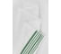 Махровое полотенце TAC LINE 50х90 см, 500 г/м2, GREEN, белый/зеленый 2786-21404 2