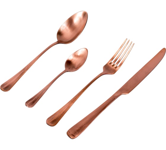 Набор столовых приборов APOLLO genio "Baguette Copper" 24 пр. COP-24