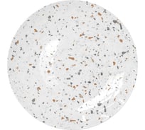 Тарелка обеденная APOLLO 27 см Terrazzo серо-песочный TER-34-GS