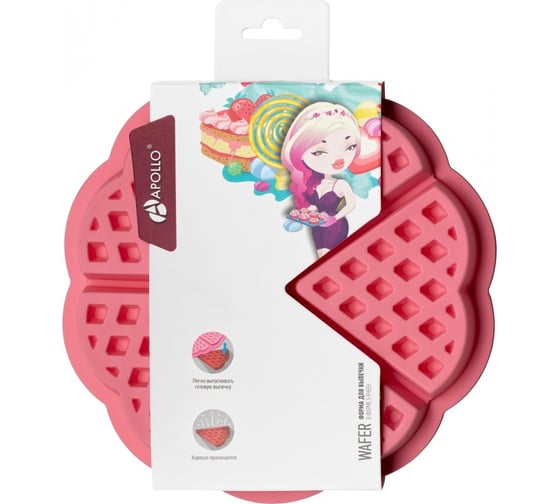 Форма для выпечки APOLLO Wafer WFR-01