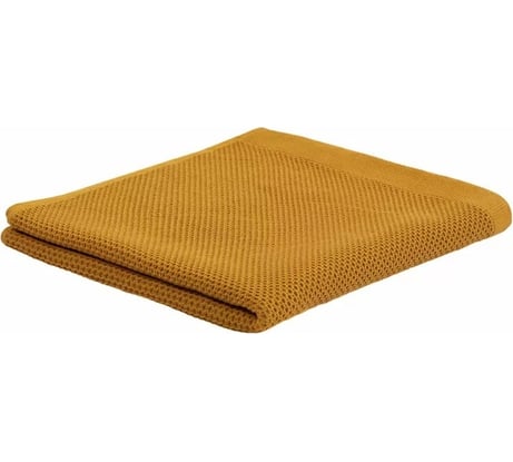 Полотенце банное Tkano вафельное, цвета карри, коллекция Essential, 70x140 см TK23-BT0006