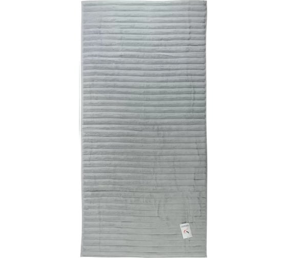 Полотенце банное Tkano Waves серого цвета, коллекция Essential, 70x140 см TK18-BT0023