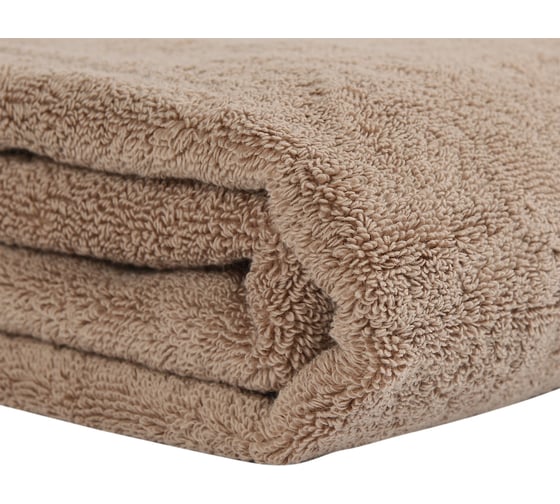 Полотенце банное Tkano коричневого цвета, коллекция Essential, 90x150 см TK19-BT0005