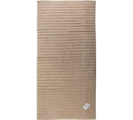 Полотенце банное Tkano Waves бежевого цвета, коллекция Essential, 70x140 см TK18-BT0024
