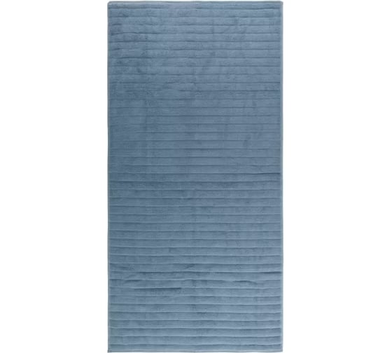 Полотенце банное Tkano Waves джинсово-синего цвета, коллекция Essential, 70x140 см TK21-BT0001