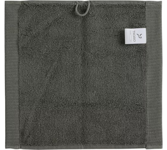 Полотенце для лица Tkano темно-серого цвета, коллекция Essential, 30x30 см TK19-FT0001