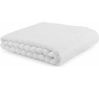 Полотенце для рук Tkano Waves белого цвета, коллекция Essential, 50x90 см TK21-HT0001