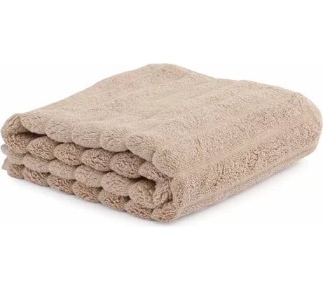 Полотенце для рук Tkano Waves бежевого цвета, коллекция Essential, 50x90 см TK21-HT0004