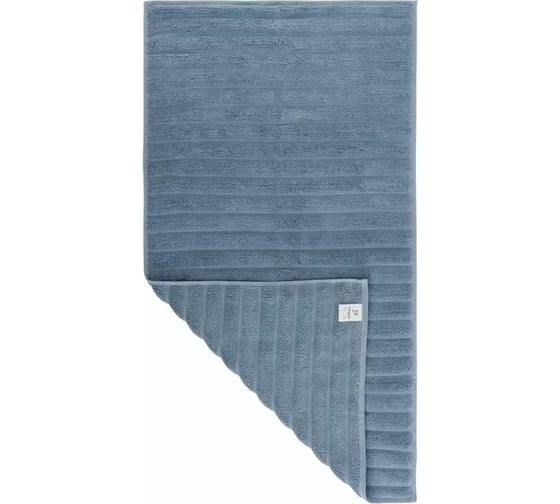 Полотенце для рук Tkano Waves джинсово-синего цвета, коллекция Essential, 50x90 см TK21-HT0005