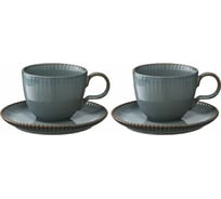 Набор из 2 чайных пар Tkano темно-серого цвета, коллекция Kitchen Spirit, 275 мл TK22-TW_TC0001