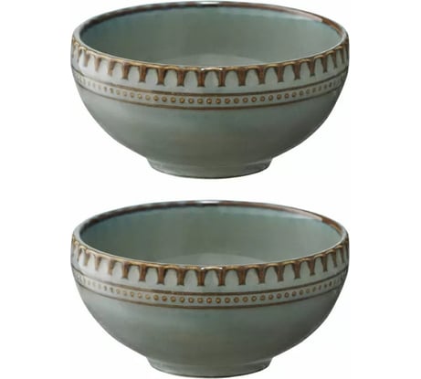Набор из 2 пиал Tkano темно-серого цвета, коллекция Kitchen Spirit, 200 мл TK22-TW_SBW0002