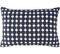 Чехол на подушку Tkano из хлопка, Polka dots, темно-синего цвета, коллекция Essential, 40x60 см TK23-CC0008