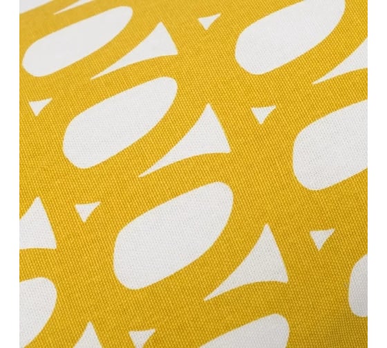 Чехол на подушку Tkano с принтом Twirl, горчичного цвета, коллекция Cuts&Pieces, 30x50 см TK21-CC0008