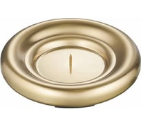 Подсвечник Tkano круглый, с титановым покрытием, коллекция Edge, 12 см TK22-DEC-CNH0001