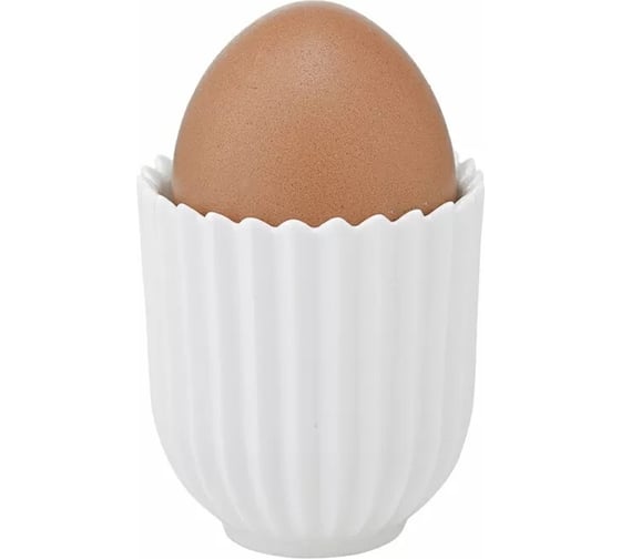 Набор из 2 подставок для яиц Tkano белого цвета, коллекция Edge, S TK23-TW_EGG0003