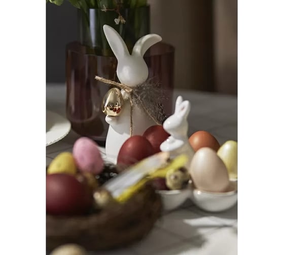 Подставка для яиц Tkano Easter Bunny, коллекция Essential, 17x17x12,5 см TK24-TW_EGH0002