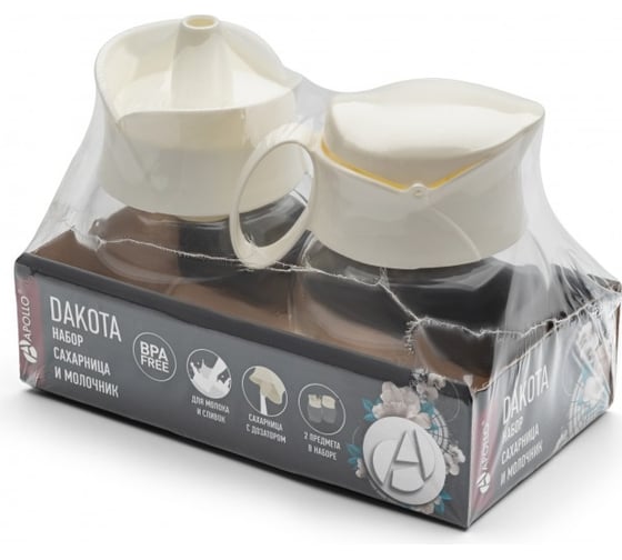 Набор APOLLO сахарница + молочник Dakota DKT-01