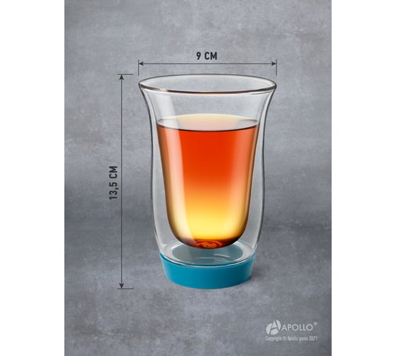 Стакан с двойными стенками APOLLO Flame 350 мл FLA-350