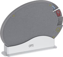 Набор досок разделочных MARBLE из 4 шт. на подставке. Размер досок: 35x25x0,6см. Материал: пластик Gipfel 3252