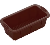 Форма NADOBA ALENKA для кекса, силиконовая, 25,5x13x7,2 см, 762112