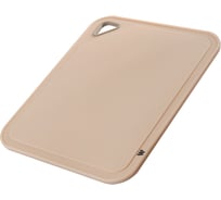 Доска разделочная WERNER GUSTO 25x20 см. Материал: пластик, термопластичная резина. Цвета: серый, бежевый. 51150