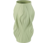Ваза GIPFEL ALMA 19x35 см. Материал: фарфор. Цвет: зеленый. 43120