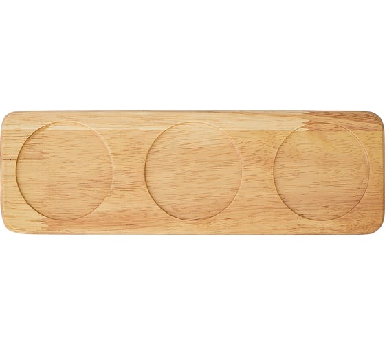 Набор из 3 чаш на деревянной подставке Liberty Jones Soft Ripples Dual Glazing, 200 мл LJ000021