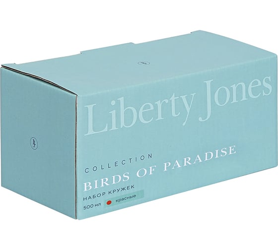 Набор кружек Liberty Jones Birds of Paradise 500 мл, красные, 2 шт. LJ0000208