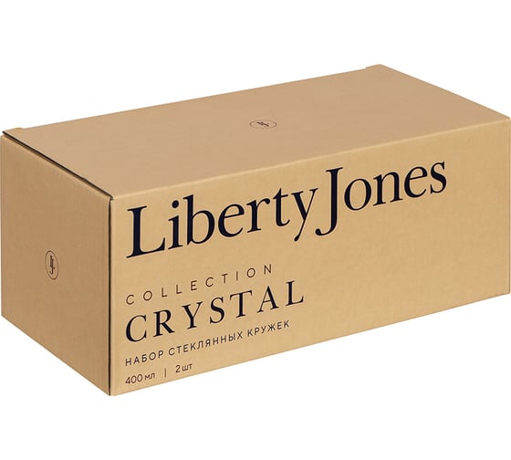 Набор стеклянных кружек Liberty Jones Crystal 2 шт. LJ0000126