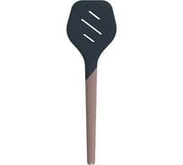 Лопатка с прорезями Smart Solutions SmartChef, 32 см, капучино-графит SS-ST-SLC-NL-GRPL