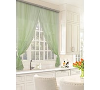 Комплект штор для кухни Witerra Дороти 280x180 светло-зеленый
