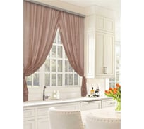 Комплект штор для кухни Witerra Дороти 280x180 какао