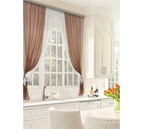 Комплект штор для кухни Witerra Лидия 250x160 какао